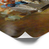 モンキーフルーツフラワーポスターファインアート ポスター (コーナー)