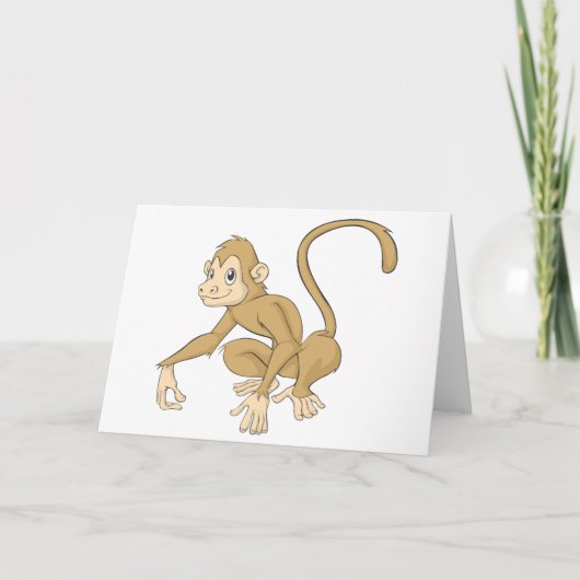 モンキーフレンドリー カード (正面)