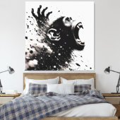 モンキーブラスト キャンバスプリント (インサイチュ (寝室))