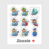 モンキーブロンズTd 6 シール (シート)