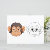 モンキーヘッドのカラーリングページ (スタンド正面)