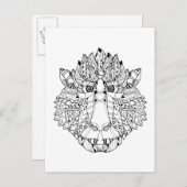 モンキーヘッドドードル ポストカード (正面/裏面)