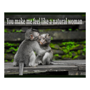 モンキーペおもしろいゴリラネームとおもしろい諺 ポスター