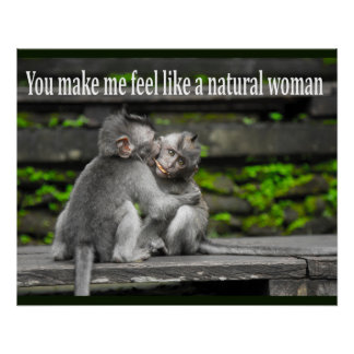 モンキーペおもしろいゴリラネームとおもしろい諺 ポスター