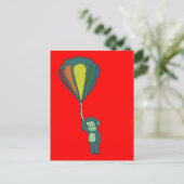 モンキーホットエアバルーンインク ポストカード (スタンド正面)