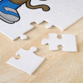 モンキーボクシングボクサーボクシング手袋 ジグソーパズル (側面)