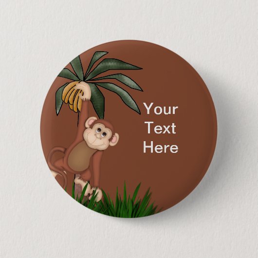 モンキーボタン 缶バッジ (正面)