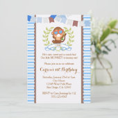 モンキーボモダンーイ誕生日招待状 招待状 (スタンド正面)