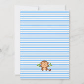 モンキーボモダンーイ誕生日招待状 招待状 (裏面)