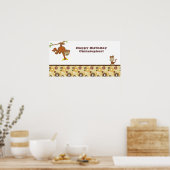 モンキーボーイパーティーバナー ポスター (キッチン)