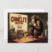 モンキーポストカードでスマイルを送信する ポストカード (正面/裏面)