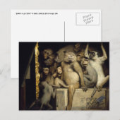 モンキーポストカード：モンキーアート評論家 ポストカード (正面/裏面)