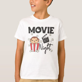 モンキーポップコーン映画ナイトスイートモンキー映画 Tシャツ