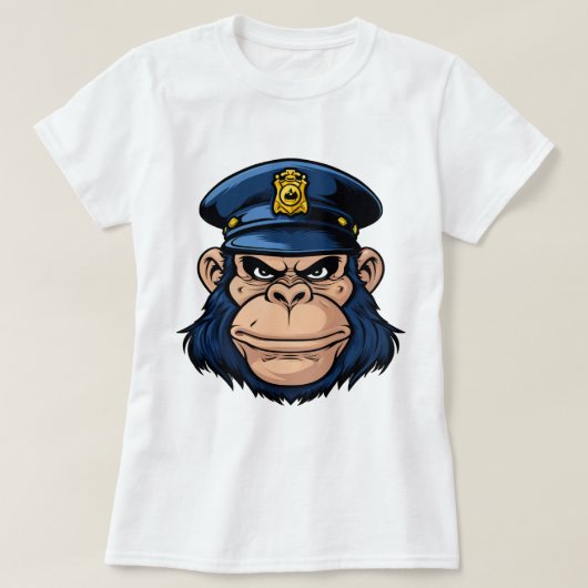 モンキーポリス 猿 Tシャツ (デザイン正面)