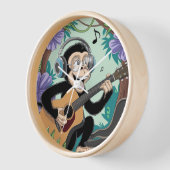 モンキーマエストロ 壁時計 (傾斜)