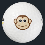 モンキーマンガ ゴルフボール<br><div class="desc">かわいいモンキーマンガ顔。名前や他のデザインを追加するもしか、イメージを調整するなど、好きな文字をさらにパーソナライズできまクリックす。単に「カスタマイズ」として、すべてのオプションを表示できます。</div>