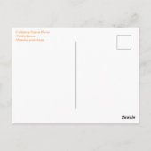 モンキーマーチ ポストカード (裏面)