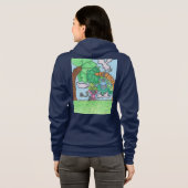 モンキーミックス パーカ (裏面フル)