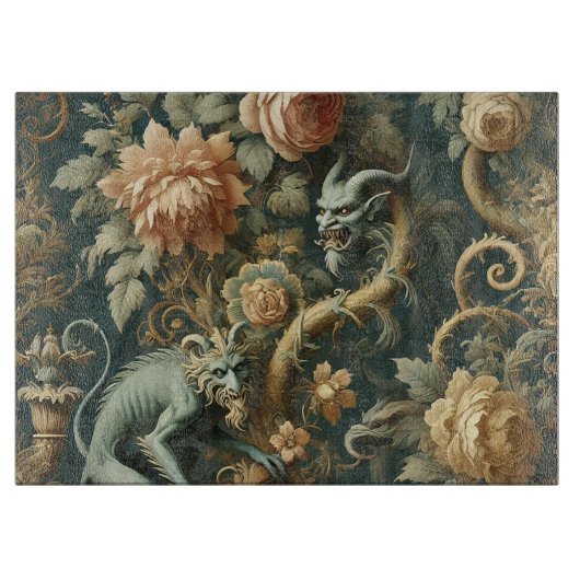 モンキーミニオンいたずら – ゴシック様式バロック カッティングボード (正面)