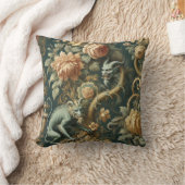 モンキーミニオンいたずら – ゴシック様式バロック クッション (ブランケット)