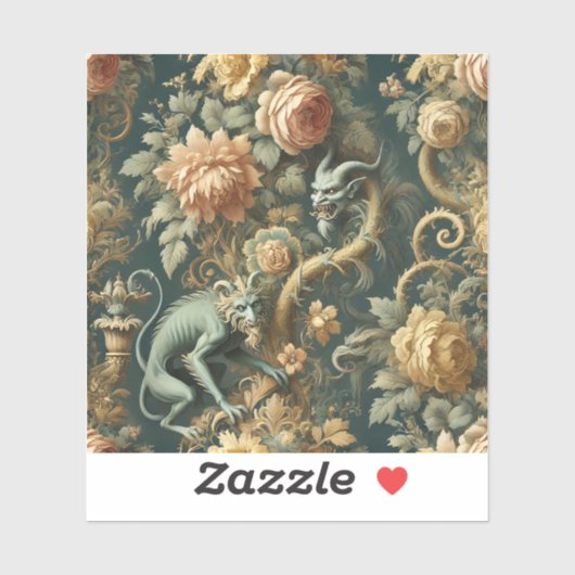 モンキーミニオンいたずら – ゴシック様式バロック シール (シート)