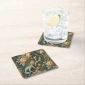 モンキーミニオンいたずら – ゴシック様式バロック スクエアペーパーコースター (インサイチュ)