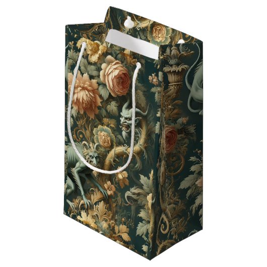 モンキーミニオンいたずら – ゴシック様式バロック スモールペーパーバッグ (正面アングル)