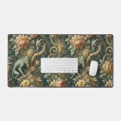 モンキーミニオンいたずら – ゴシック様式バロック デスクマット (キーボード&マウス)