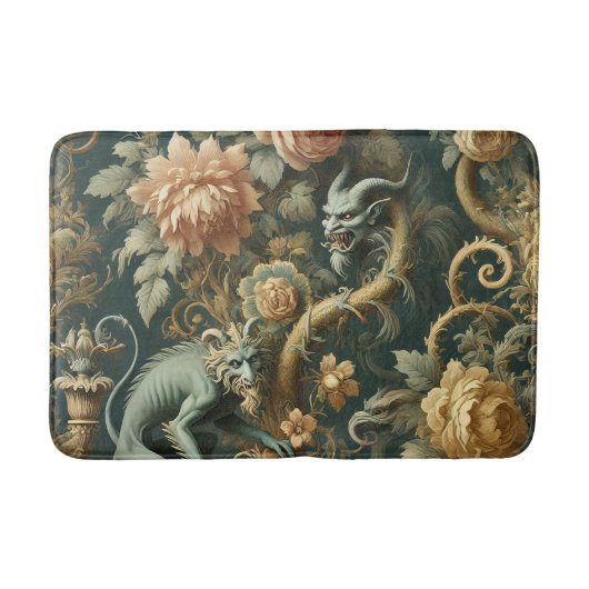 モンキーミニオンいたずら – ゴシック様式バロック バスマット (正面)