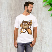 モンキーメンおもしろいズTシャツ Tシャツ
