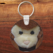 モンキーユーモア磁石 キーホルダー (正面)