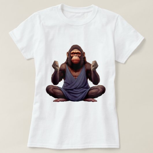 モンキーヨガ / ヨギモンキー Tシャツ (デザイン正面)