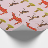 モンキーラクダかわいいラッピング紙キッズ ラッピングペーパー (角)