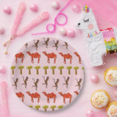 モンキーラクダカスタム紙プレート9 in ペーパープレート (パーティー)