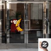 モンキーラブバナナ ウィンドウサイン (オフィスドア)