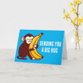 モンキーラブバナナ カード (黄色い花)