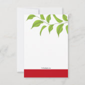 モンキーラブバレンタインのカード 招待状 (裏面)