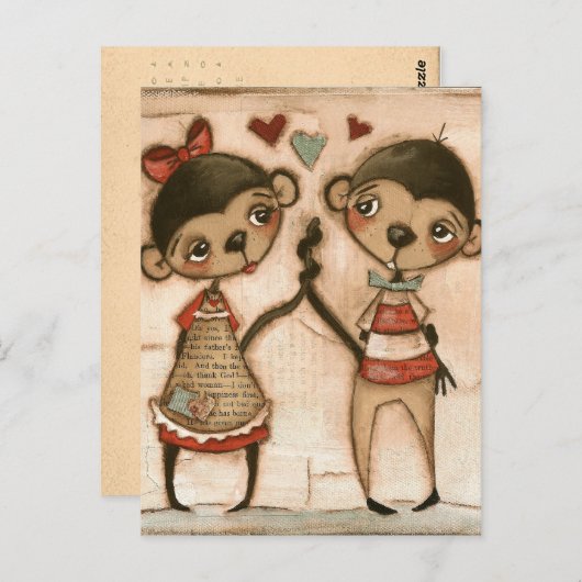 モンキーラブ – はがき (正面/裏面)