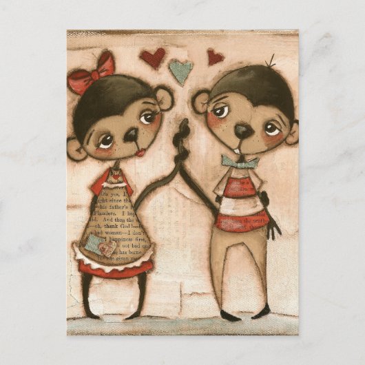 モンキーラブ – はがき (正面)