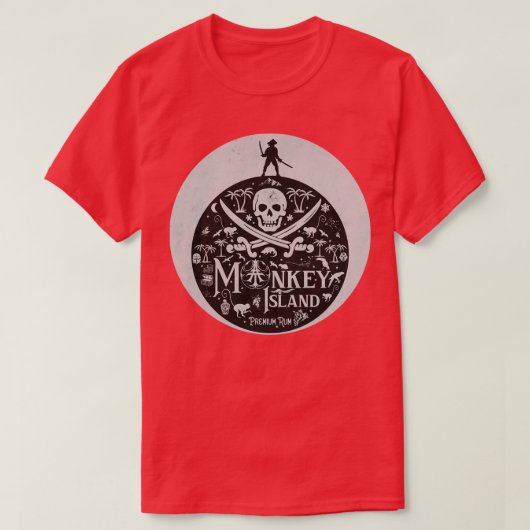 モンキーラム Tシャツ (デザイン正面)