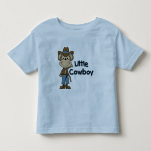 モンキーリトルカウボーイTシャツとギフト トドラーTシャツ