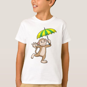 モンキーレインアンブレラ Tシャツ