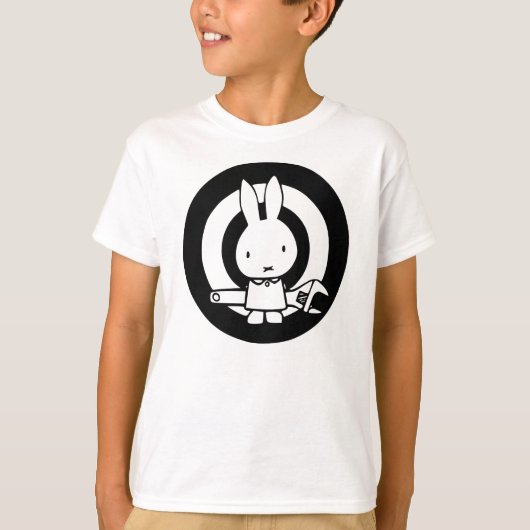 モンキーレンチウサギ Tシャツ (正面)