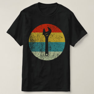 モンキーレンチレトロヴィンテージシルエット70s tシャツ