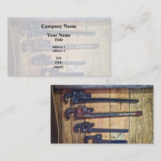 モンキーレンチ 名刺 (正面/裏面)