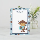 モンキーロックスターギターサンキューカード サンキューカード (スタンド正面)