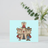 モンキーワイルドウエストTシャツとギフト ポストカード (スタンド正面)