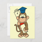 モンキー大学院Tシャツとギフト 案内ポストカード (正面/裏面)