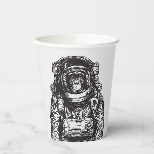 モンキー宇宙飛行士 紙コップ (左)