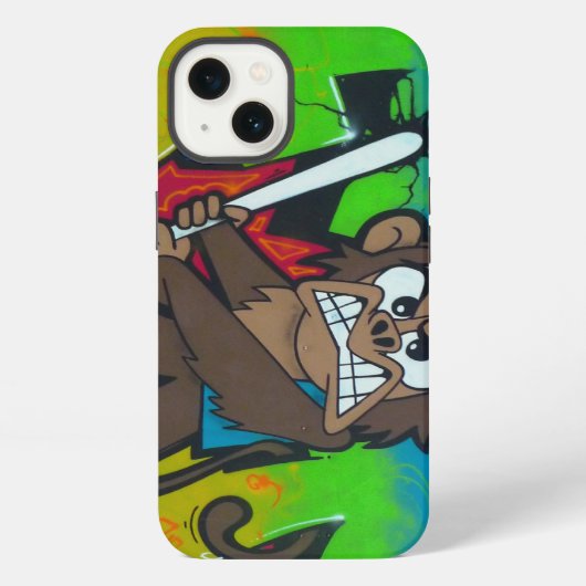 モンキー怒グラフィティIpadケース iPhoneケース (裏面)